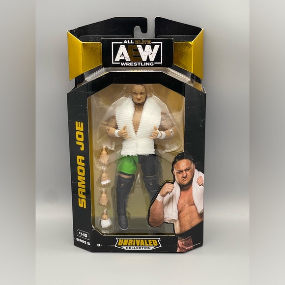 AEW All Elite Wrestling Samoa Joe #145 Series 15 Action Figure NEW - Picture 1 of 4